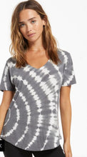 Load image into Gallery viewer, Z SUPPLY LIPA SPIRAL TIE-DYE V-NECK TEE
