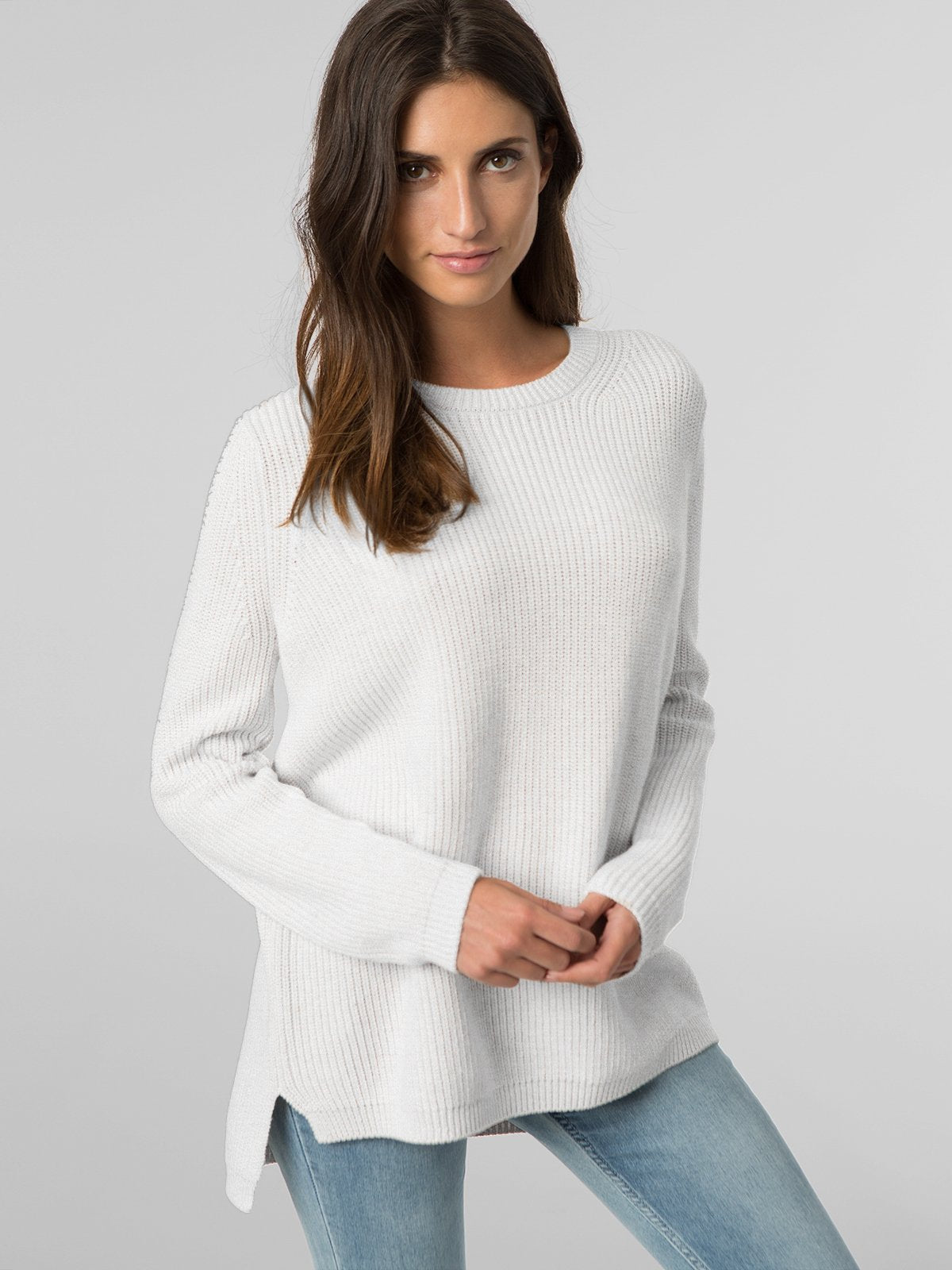 525 COTTON EMMA BOYFRIEND SWEATER – Debra Canavan Classics
